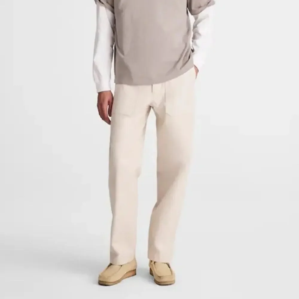 Madewell Men's Fatigue Pant Reverse Sateen Stone Size 33 NWT